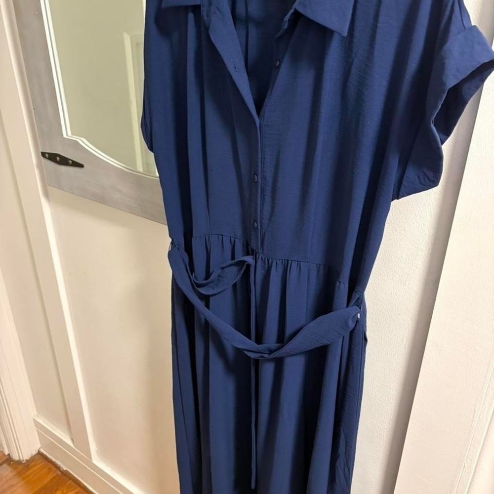 Navy blue Stella & Julie dress #navyblue